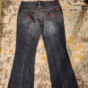 7 For All Mankind “A” Pocket Flare Jeans – Size 28